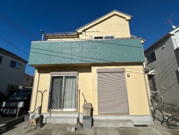 鎌ヶ谷市東初富  Ｉ様邸<br>屋根・外壁塗装工事  <br>日本ペイント：パーフェクトトップSi遮熱<br>プレマテックス：タテイルαサンクール
