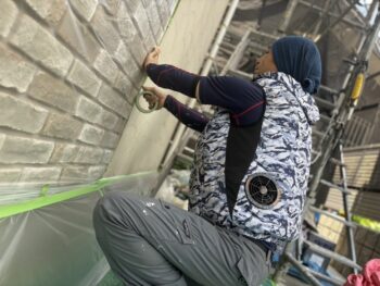 船橋市本町で屋根・外壁塗装工事が着工しました🏠✨