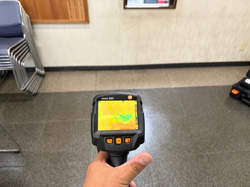 赤外線サーモグラフィ調査