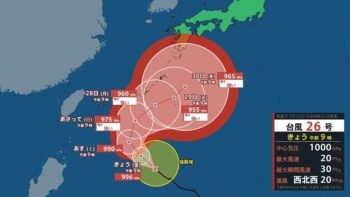 台風26号発生！本州接近前にやっておきたい「お住まいの台風対策」と緊急チェックポイント🖊