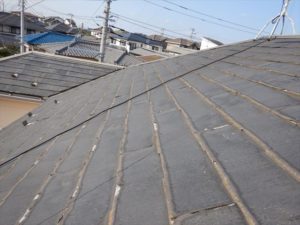 船橋　南三咲で屋根工事。着工